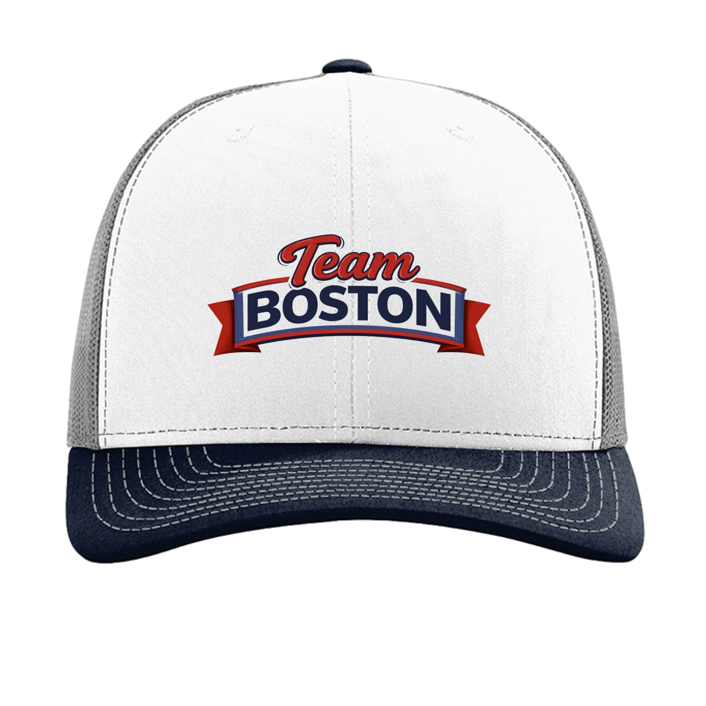 White/ Aluminum/ Navy - FRONT